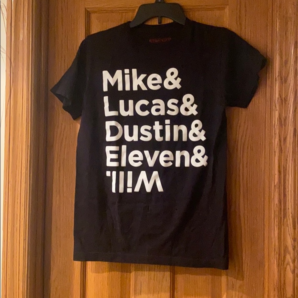 Stranger things character shirt